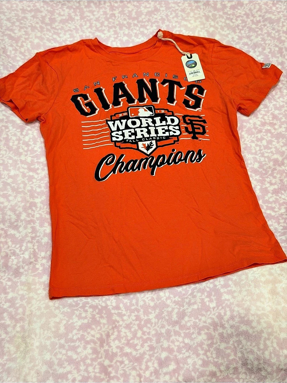Tailgate San Francisco Giants World Series Champions 2020 T-Shirt Orange XS